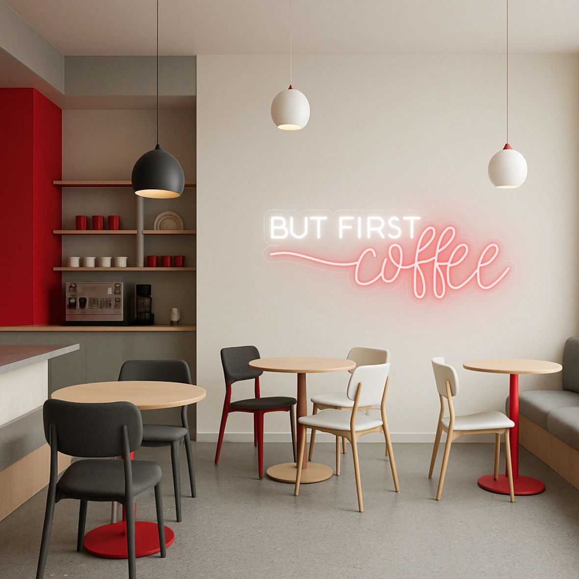 But first, coffee